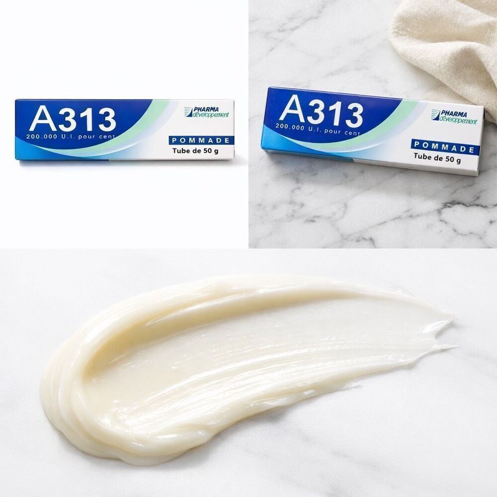 A313 Vitamin A Pommade 200,000 IU 50g French Pharmacy Cream Sealed New